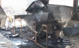 گزارش تصویری “آتش سوزی کانکس محل تحصیل در روستای “خرمن یری ” ماکو
