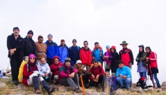 کوهنوردی گروه بوزال به همراه  فرهنگیان ارومیه در ماه داغی