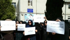 تجمع سکوت معلمان ارومیه همزمان باهزاران معلم درسراسر کشور