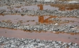 دست‌اندازی و زمین‌خواری در دریاچه ارومیه ادامه دارد