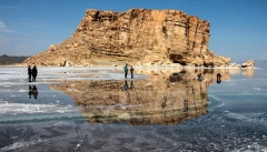 عمق ۶۰ درصد دریاچه ارومیه کمتر از ۶۰ سانتی متراست