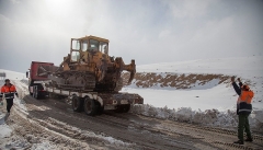 برف روبی ۲۲۵ کیلومتر از راههای آذربایجان غربی