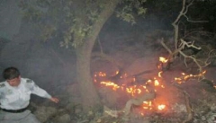 ۹۰ هکتار مرتع روستایی مهاباد در آتش سوخت