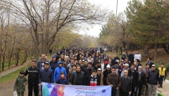 دومین همایش باشکوه  پیاده روی خانوادگی کارکنان مخابرات منطقه آذربایجان غربی برگزار شد