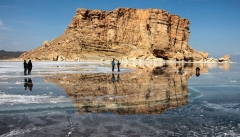 حجم آب دریاچه ارومیه ۶۳۰ میلیون مترمکعب افزایش یافت