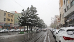 برف بهاری مردم آذربایجان غربی را غافلگیر کرد