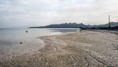 حجم آبی دریاچه ارومیه نسبت به وسعت آن پایین است