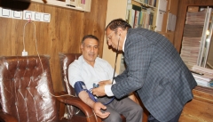 مدیرمسئول روزنامه آرازآذربایجان به بسیج ملی  کنترل فشار خون پیوست