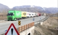 صف ۱۵ کیلومتری کامیون ها در مرز بازرگان