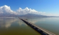 وسعت دریاچه ارومیه کاهش یافت
