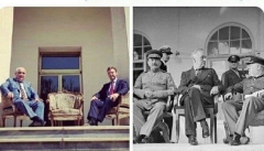 عکس شبیه‌سازی شده سفیران روس و انگلیس  یادآور «تحقیر اشغال»