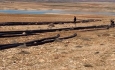 جمع آوری لوله های انتقال آب غیر مجاز از مخزن سد شهرچای به اراضی دیم منطقه