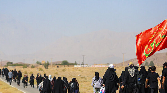 پیادهروی دلدادگان اربعین حسینی در باغ رضوان ارومیه برگزار می شود