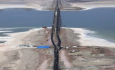 خاکریز دریاچه ارومیه یک بحران زیست محیطی است