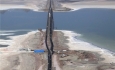 آب گذر ۵۰۰ متری بر روی دریاچه ارومیه احداث می شود