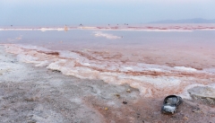 تابستان امسال جنوب دریاچه ارومیه کاملا از بین می‌رود