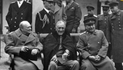 استالین، چرچیل و روزولت در تهران  بی‌اطلاع دولت ایران